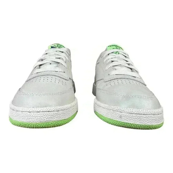 Reebok CLUB C 85 Chalk Men's Shoes White/Neon Green FZ0173 Sz. 8 - Picture 4 of 12